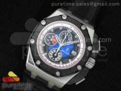 Royal Oak Offshore Grand Prix JF 1:1 Best Edition Real Forge Carbon Parts V3 A3126 (Free XS Rubber Strap)